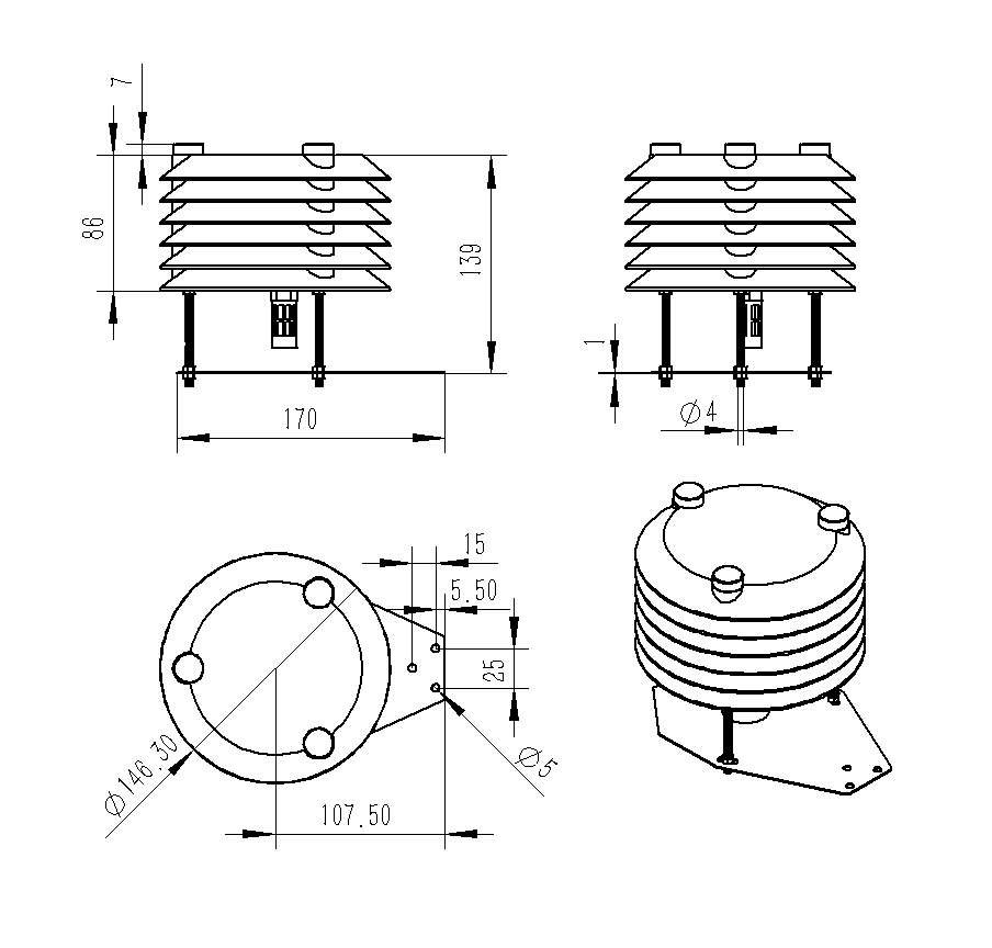 六要素空氣質(zhì)量傳感器